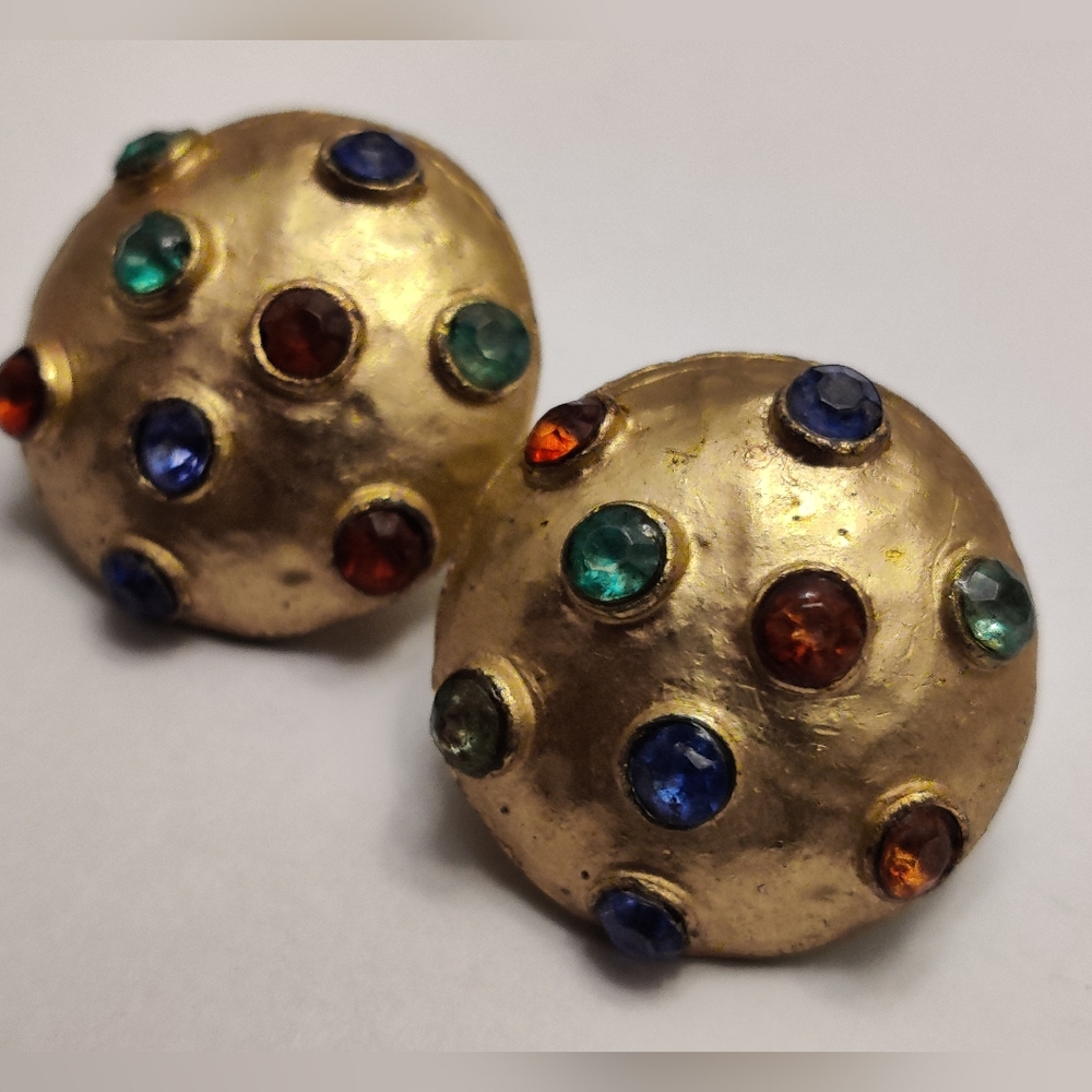 Vintage Atomic Space Age Sputnik Earrings